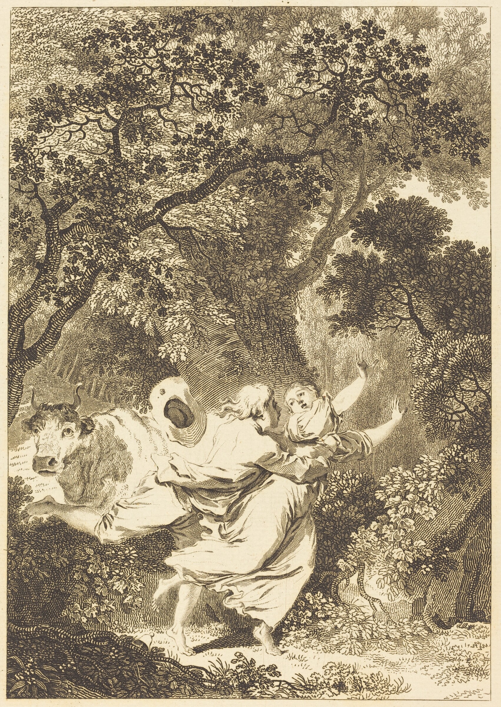 La clochette, Jean Dambrun after Jean-Honoré Fragonard