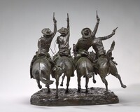 Off the Range (Coming Through the Rye), Frederic Remington, model 1902, cast 1903