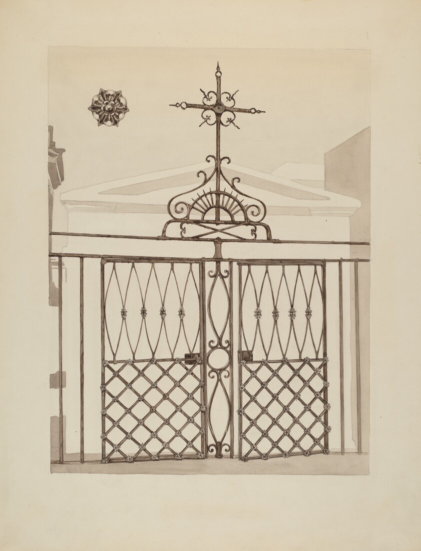 Cast and Wrought Iron Fence