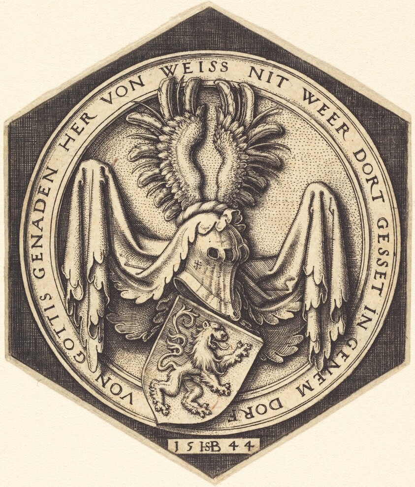 Coat of Arms with a Rampant Lion