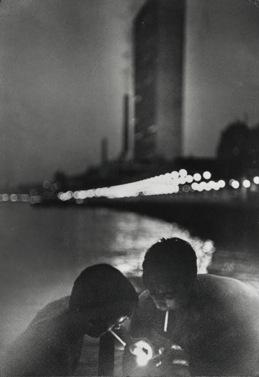 52nd Street Pier Looking Towards the United Nations Building, New York, New York