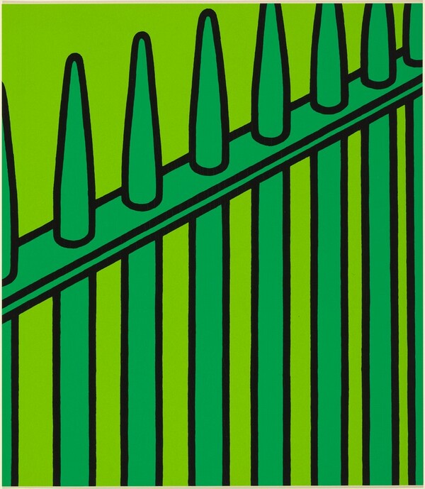 She fled along the avenue