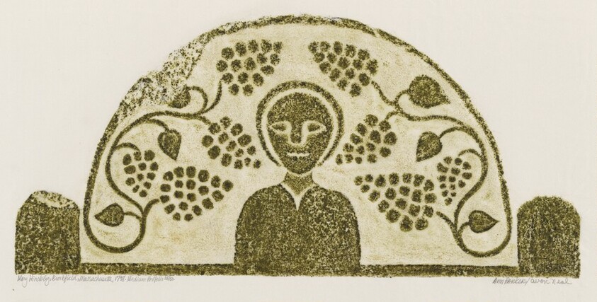 Mary Hinckley from A Portfolio of Rubbings from Early American Stone Sculpture