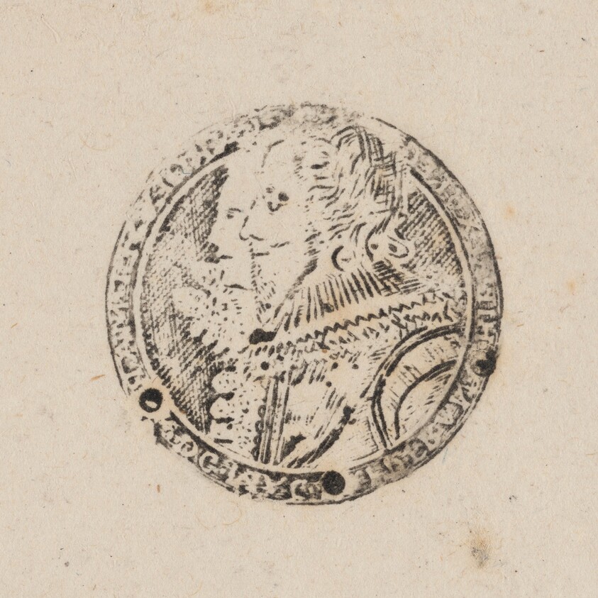 Charles I and Henrietta Maria Facing to the Left [right half]