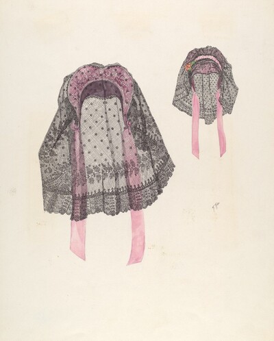 Satin and Lace Hat