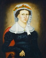 Wife of Man with Vial, Erastus Salisbury Field, c. 1827