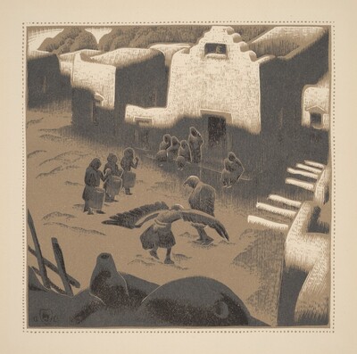 An Eagle Ceremony at Tesuque Pueblo