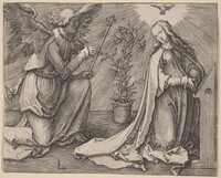 The Annunciation, Lucas van Leyden, c. 1516