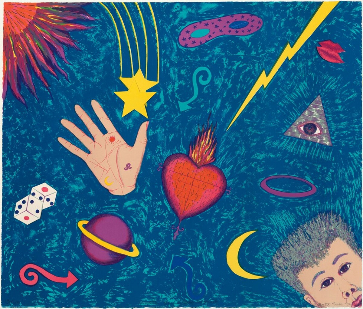 Mystic Sky with Self-Portrait