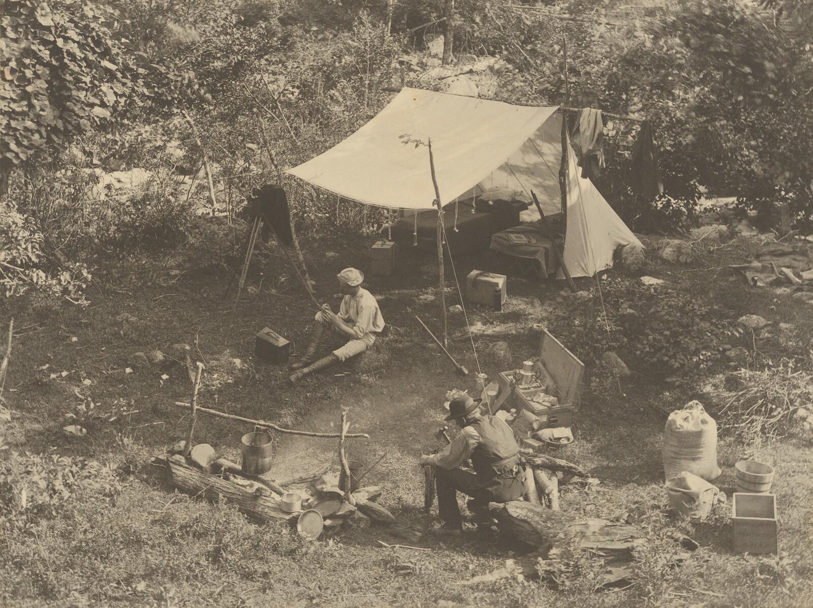 Camp Tye, Virginia, Robert S. Redfield, July 24, 1886