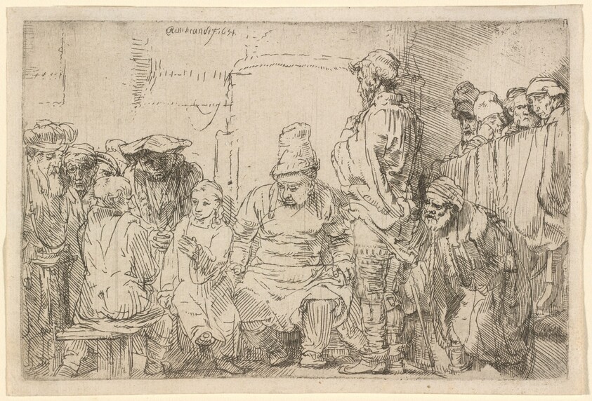 Christ Seated Disputing with the Doctors