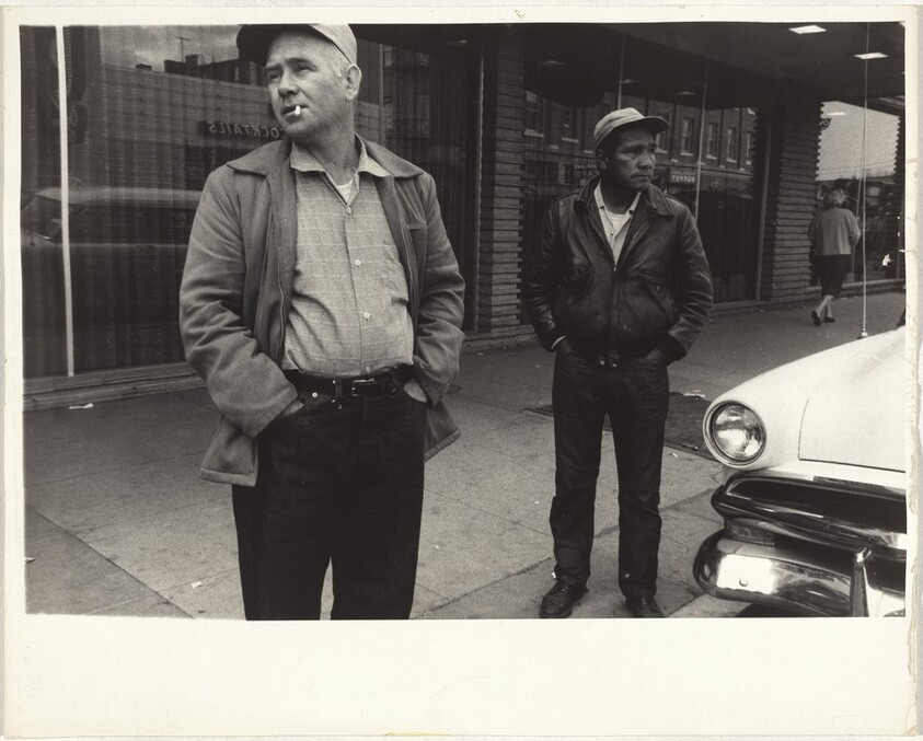 Two men on street--Reno, Nevada