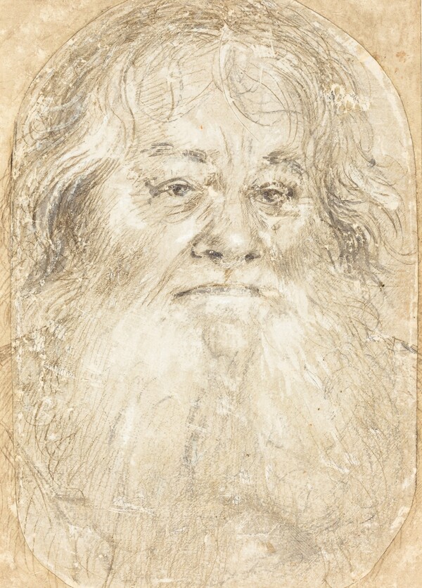 Study of a Bearded Man [verso]