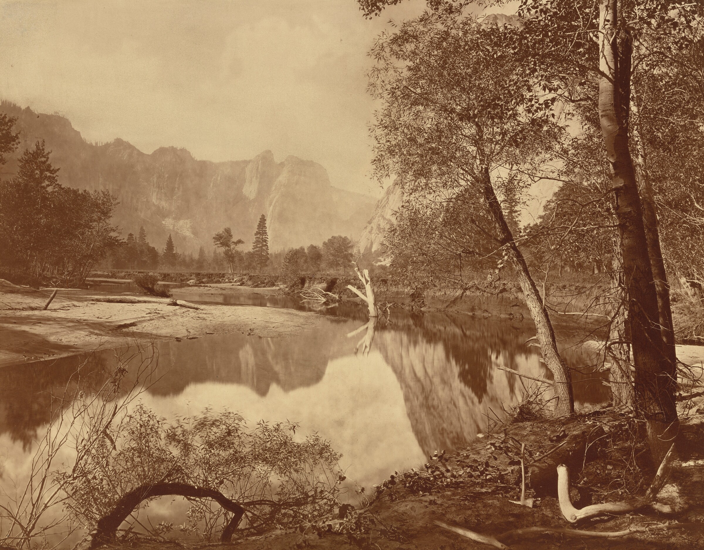 Valley of the Yosemite from Mosquito Camp, No. 22, Eadweard Muybridge, 1872