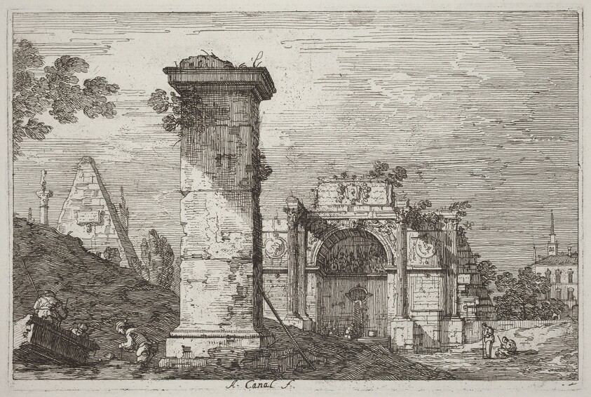 Landscape with Ruined Monuments [right]