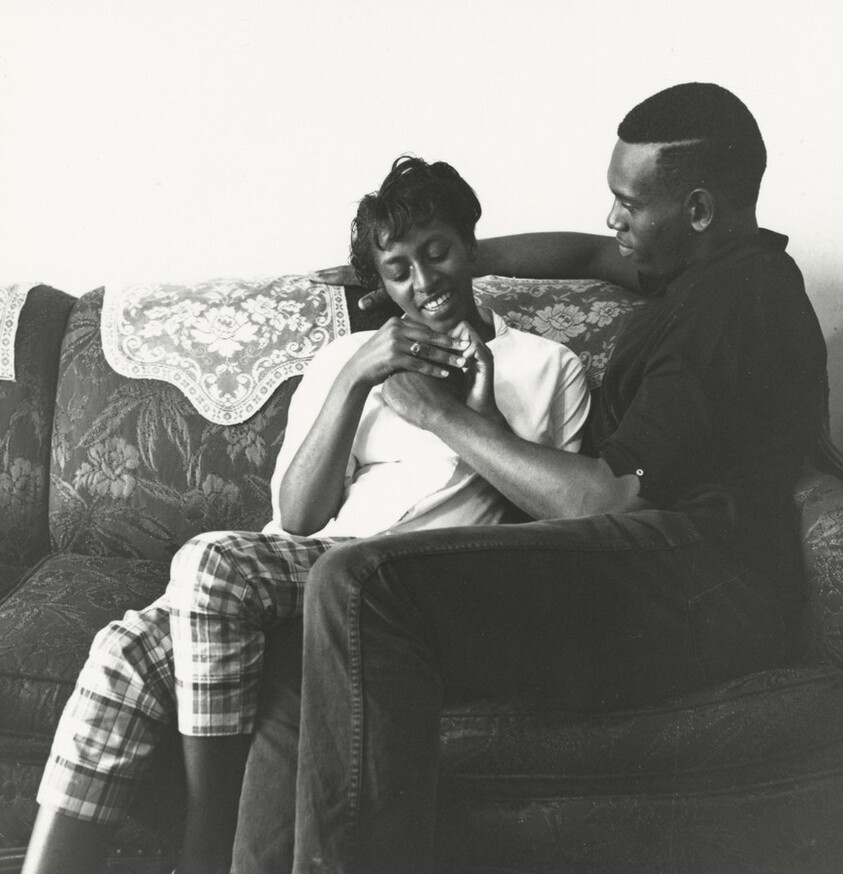 Barb and Leo on Couch