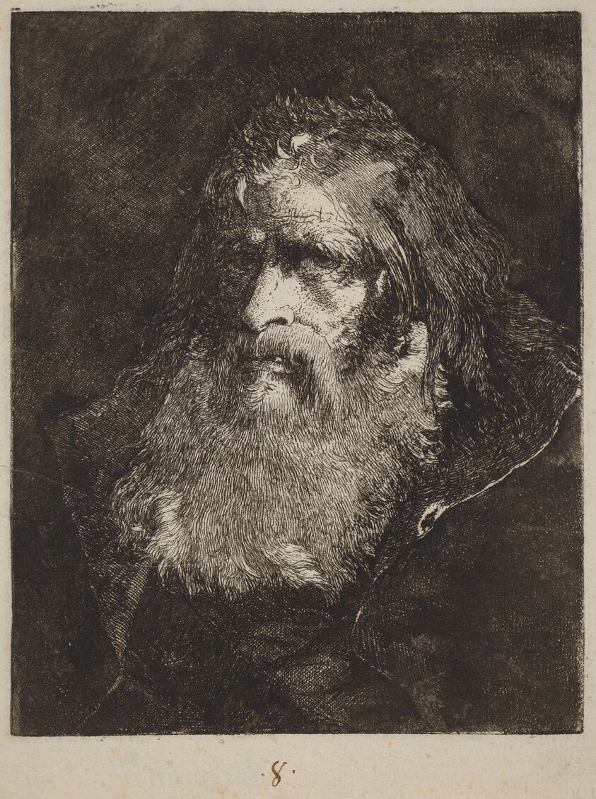 Old Man with Bare Head