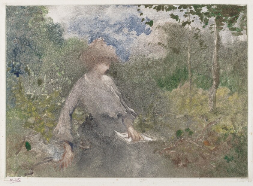 Reading in a Garden (Lettura in giardino)