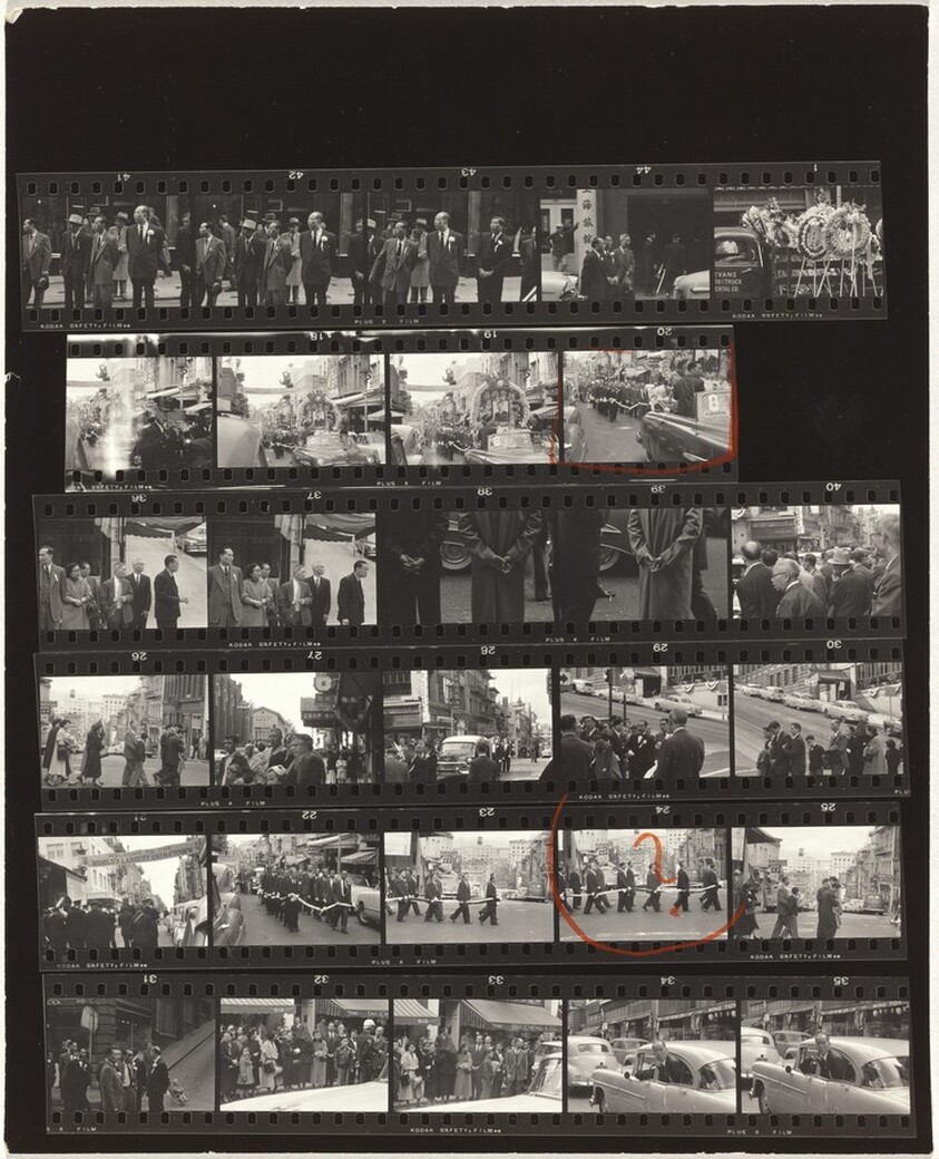 Guggenheim 605--Funeral procession, San Francisco