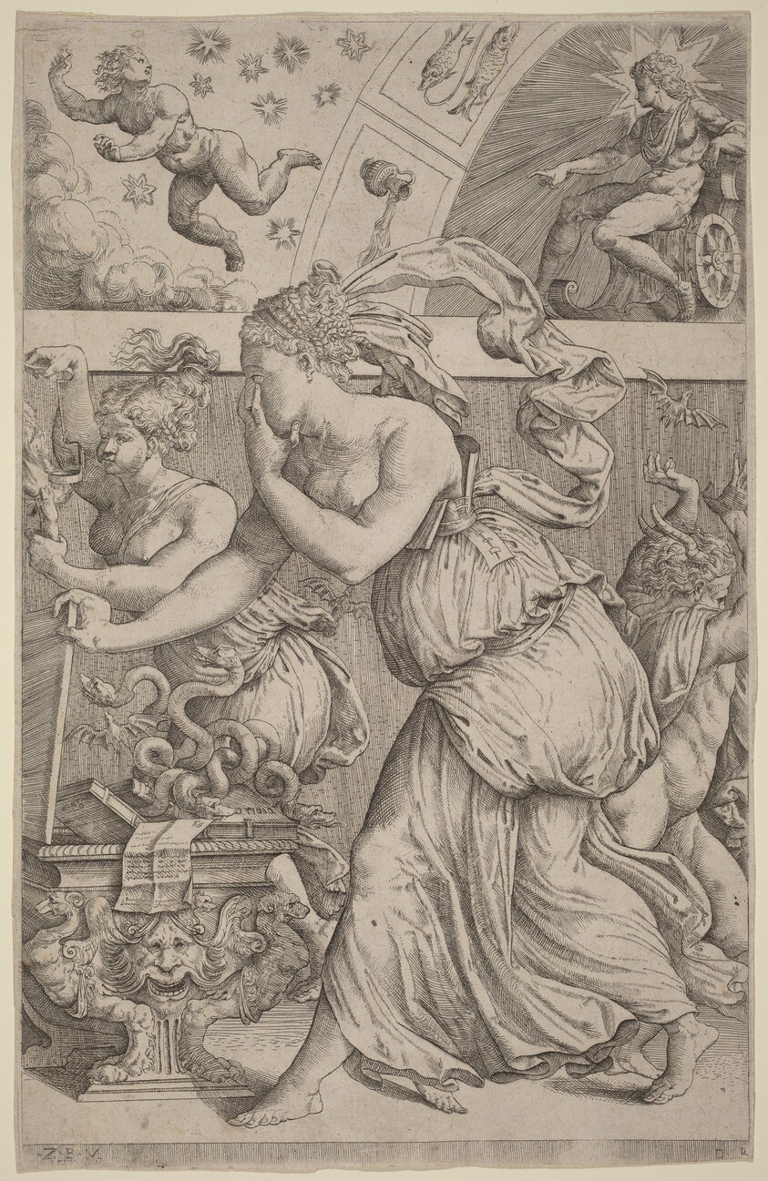 Pandora Opening Her Box