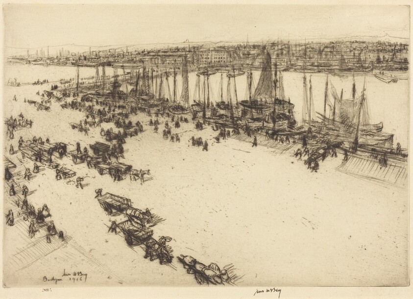 The Quai Gambetta, Boulogne