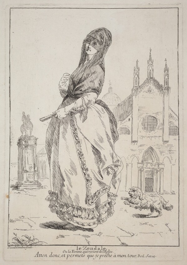 Le Zendale (Woman in a Hood, or the Woman Returning from Church)