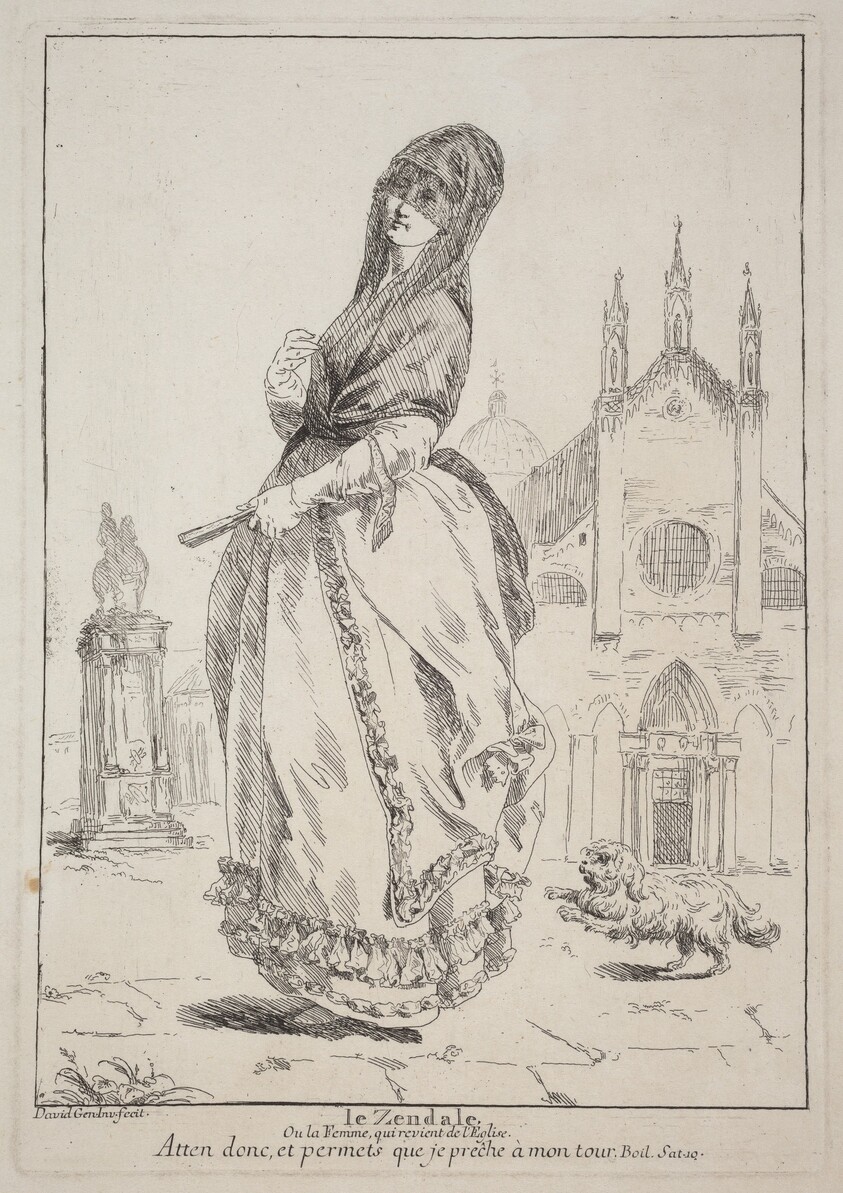 Le Zendale (Woman in a Hood, or the Woman Returning from Church)
