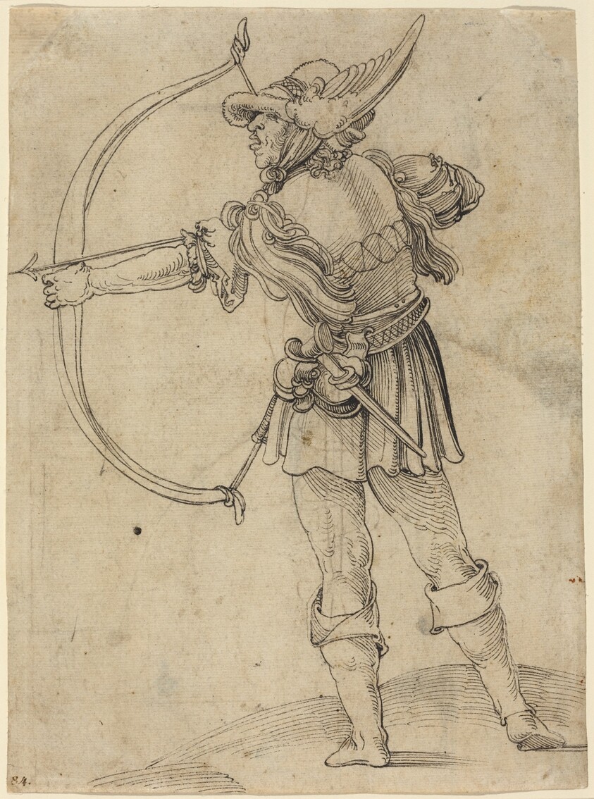 Archer Drawing His Bow