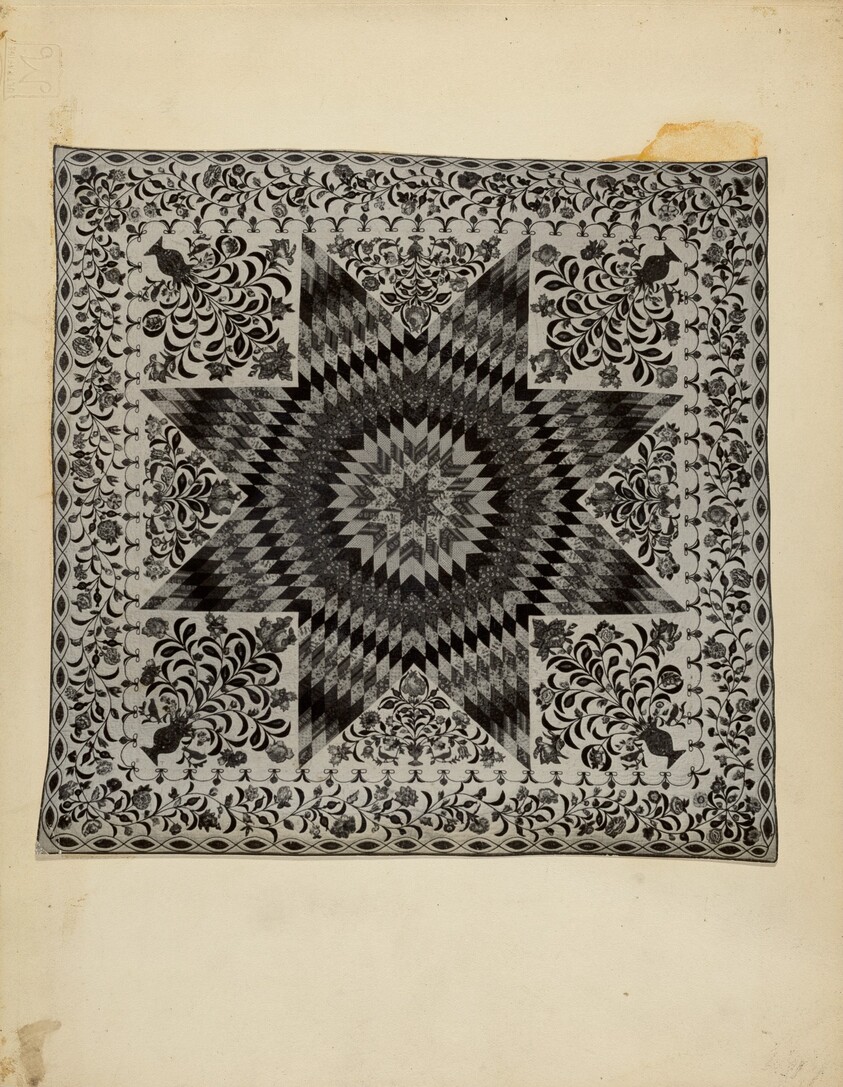 Patchwork and Applique Quilt