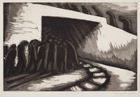 Going Into The Mines, Blanche Grambs, 1937