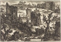 Veduta delle Terme di Tito, Giovanni Battista Piranesi, 1775