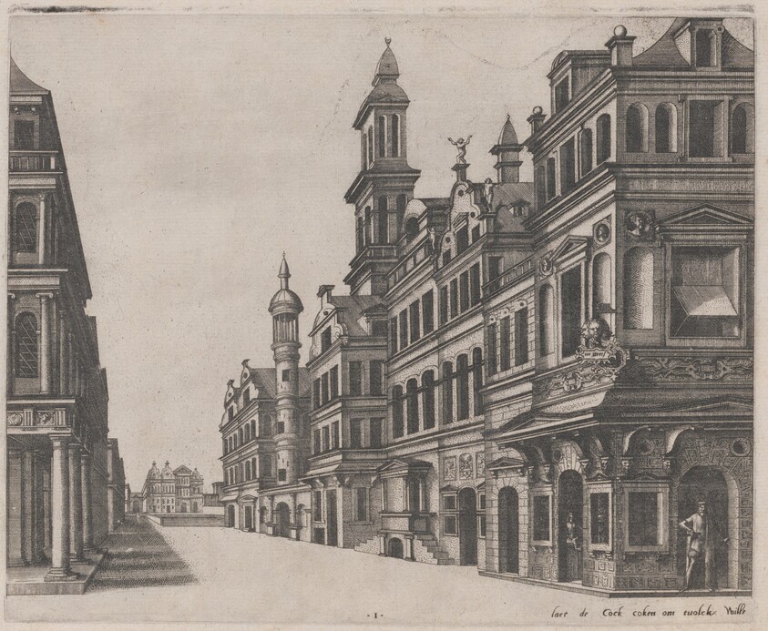 Perspective View of a Street