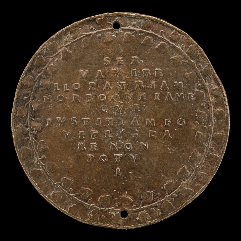 Inscription in a Wreath of Ivy [reverse]