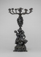 Nine Light Candelabra with Six Figures, Masks, and Chimeras, Antoine-Louis Barye, c. 1840