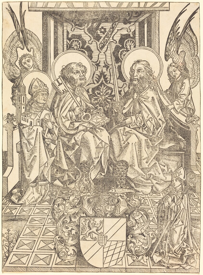 Saints Peter and Paul under a Canopy