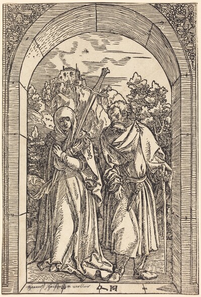 Mater Dolorosa and Saint Joseph