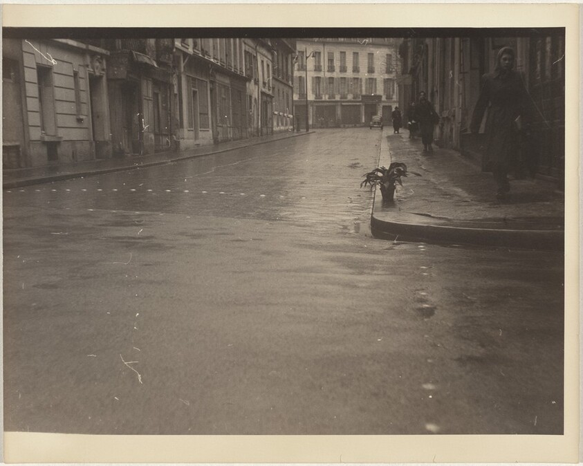 Wet street, Paris