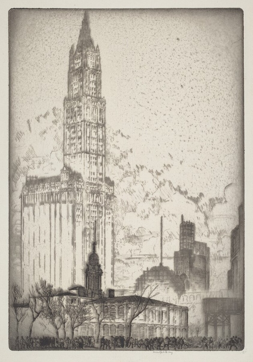 City Hall Park (Woolworth Building)