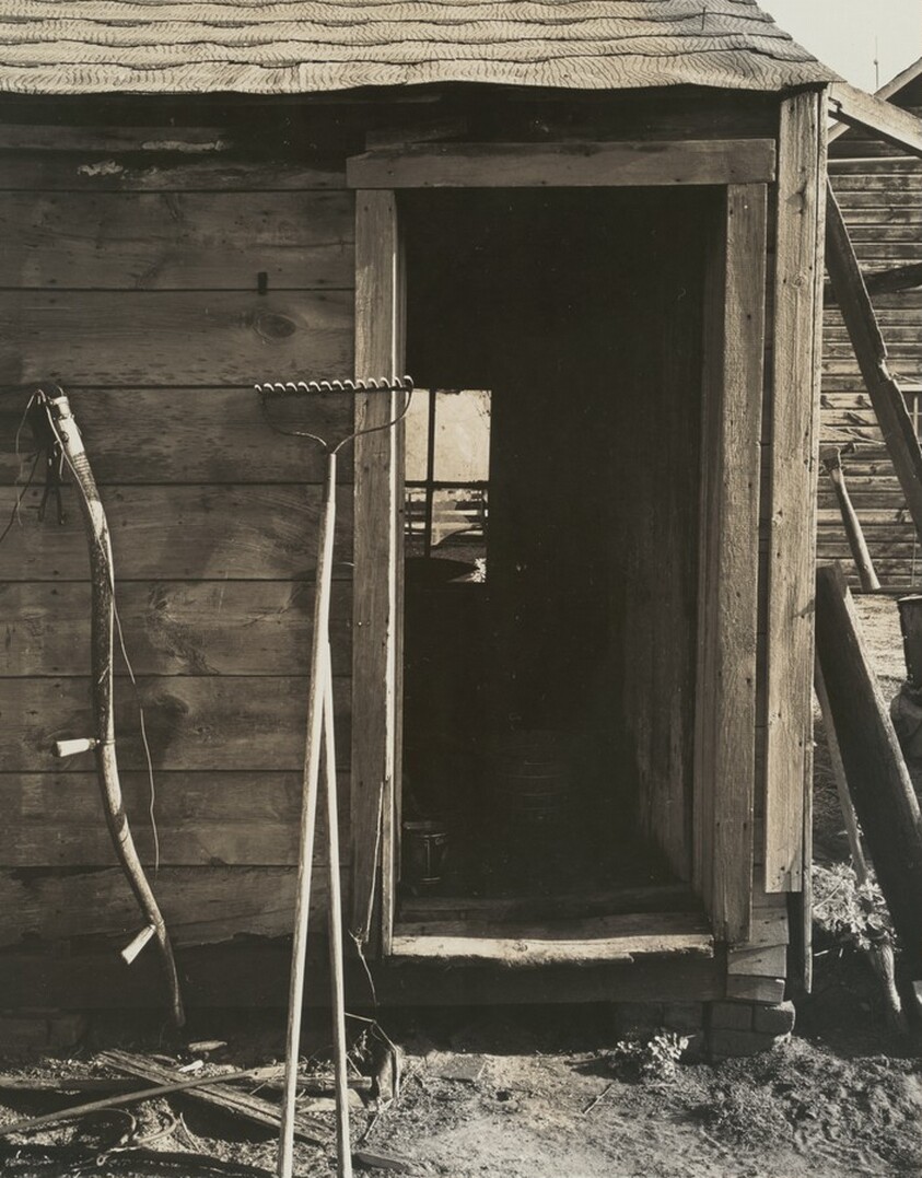 Tool Shed with Scythe, near Norfolk, Nebraska
