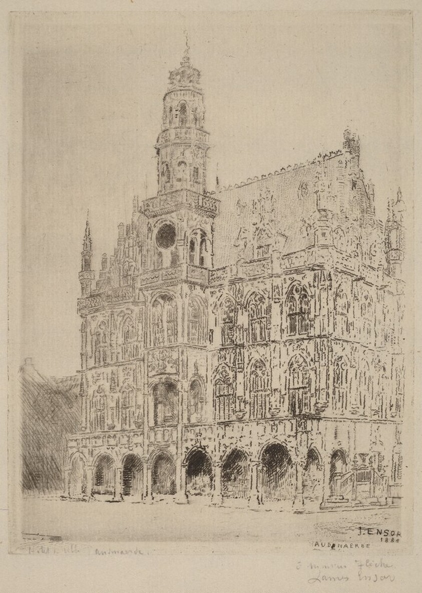 The City Hall in Audenarde (L'hotel de ville d'Audenarde)