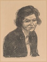 Woman with a Black Shawl, Edvard Munch, 1920