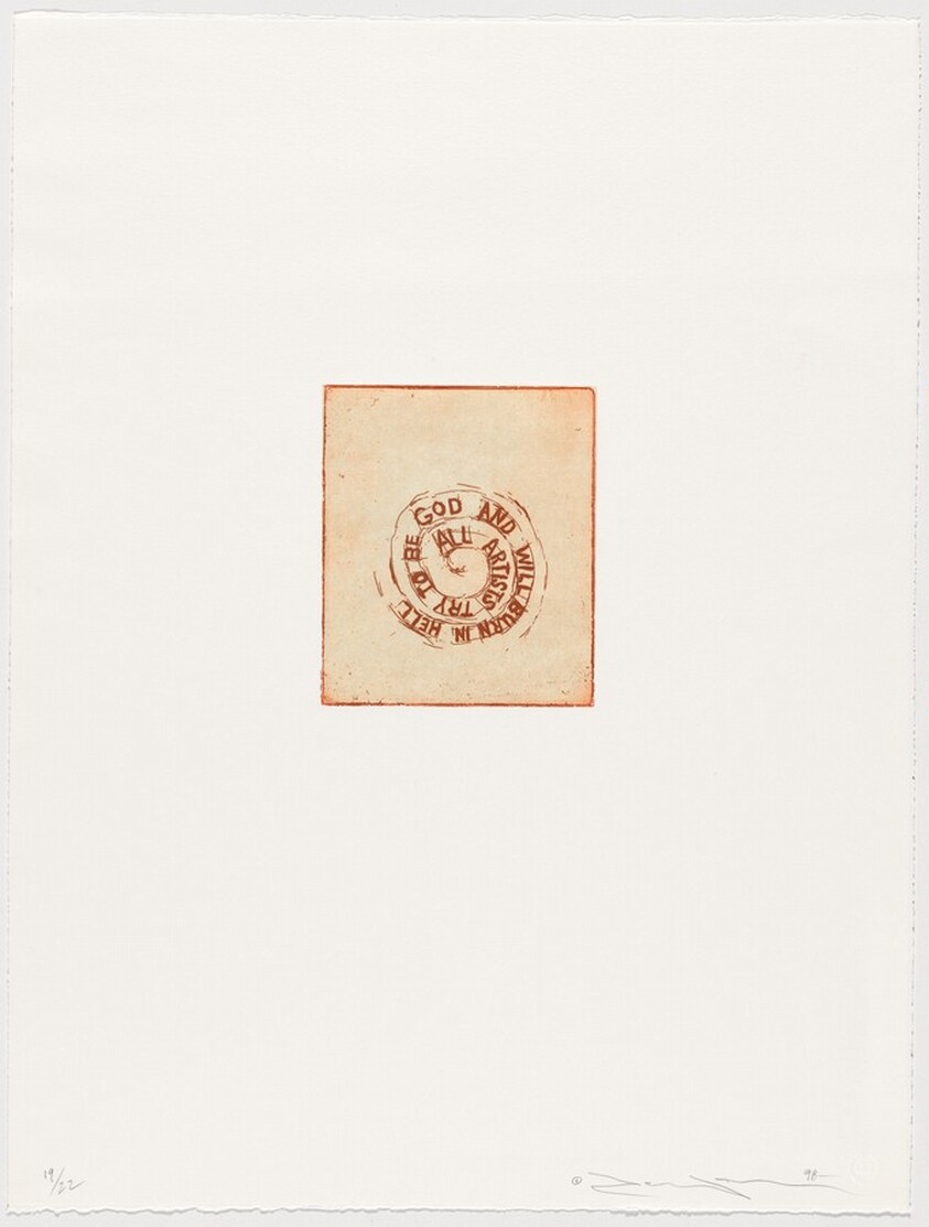 All Artists Try to Be God and Will Burn in Hell