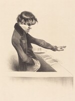 Viennet a la Tribune, Honoré Daumier, 1832