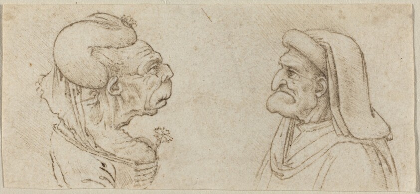 Two Grotesque Heads