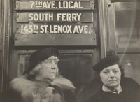 Subway Portrait, Walker Evans, 1938-1941