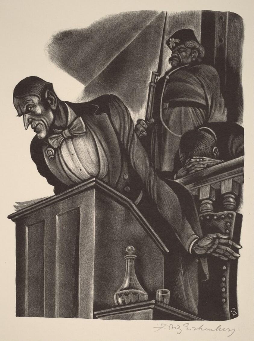 Speech for the Defence (Book XII: A Judicial Error, facing p.564)