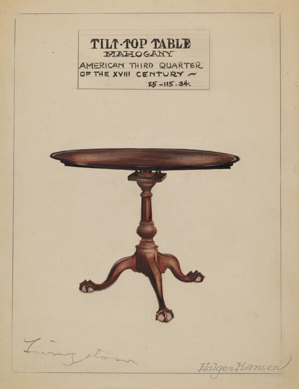 Tilt-top Table