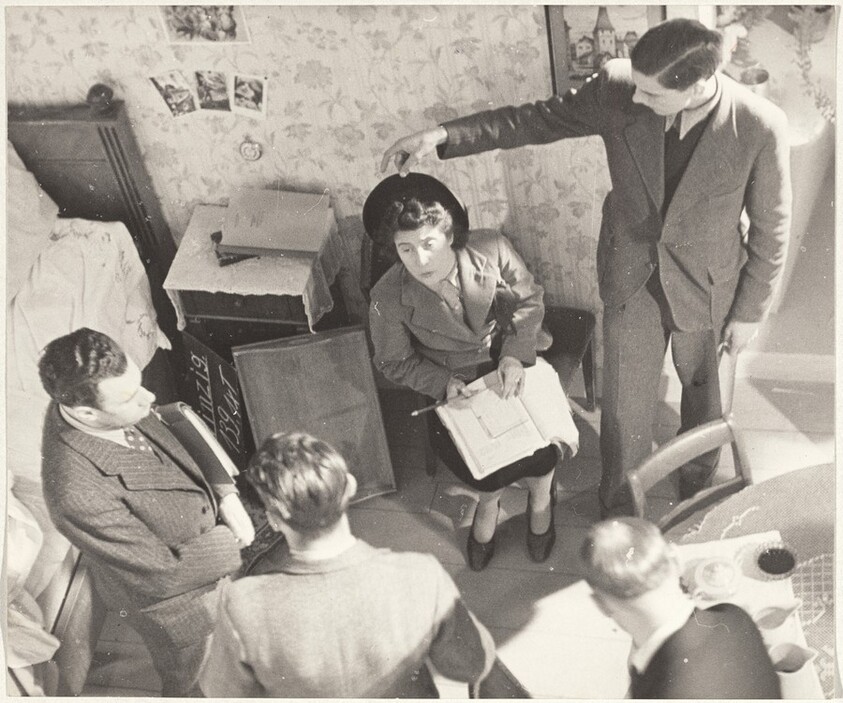 Actors seen from Above--Filming