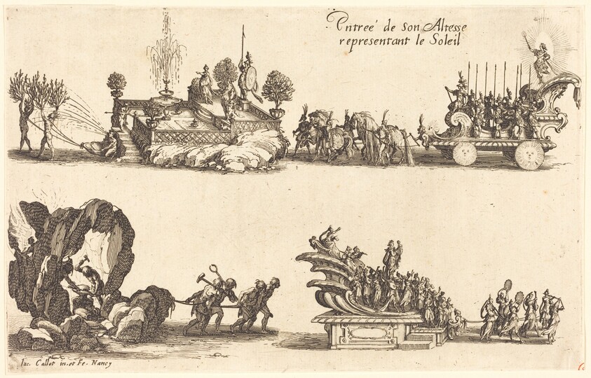 Entry of His Highness, Representing the Sun