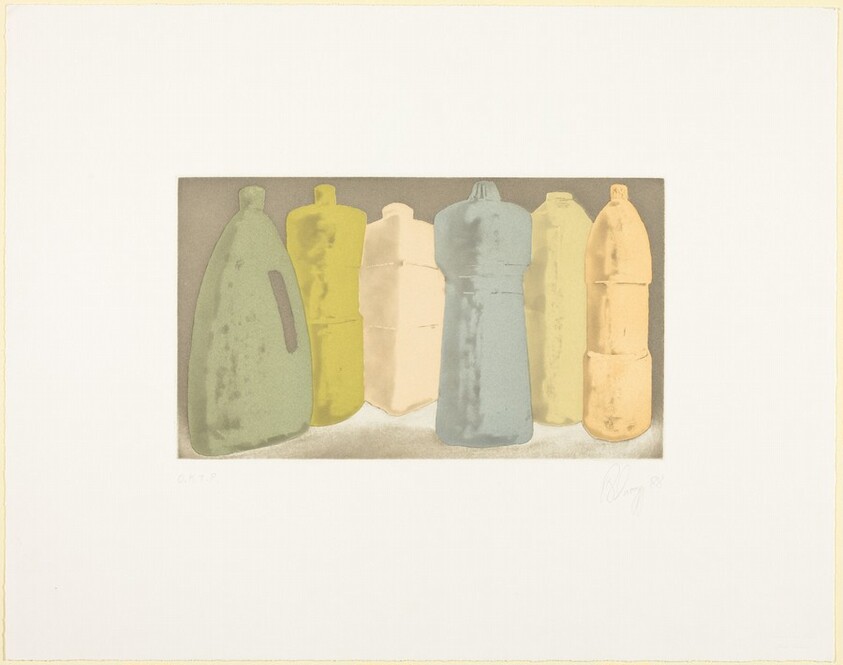 Six Bottles (Large), State 2